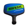 Inclined view of Selkirk SLK Latitude Blue Pickleball Paddle